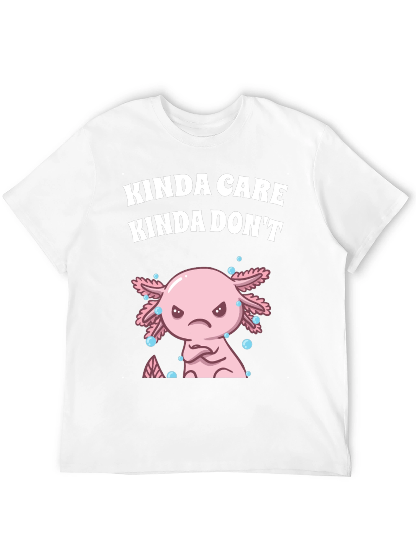 Kinda Care Axolotl Graphic T-Shirt