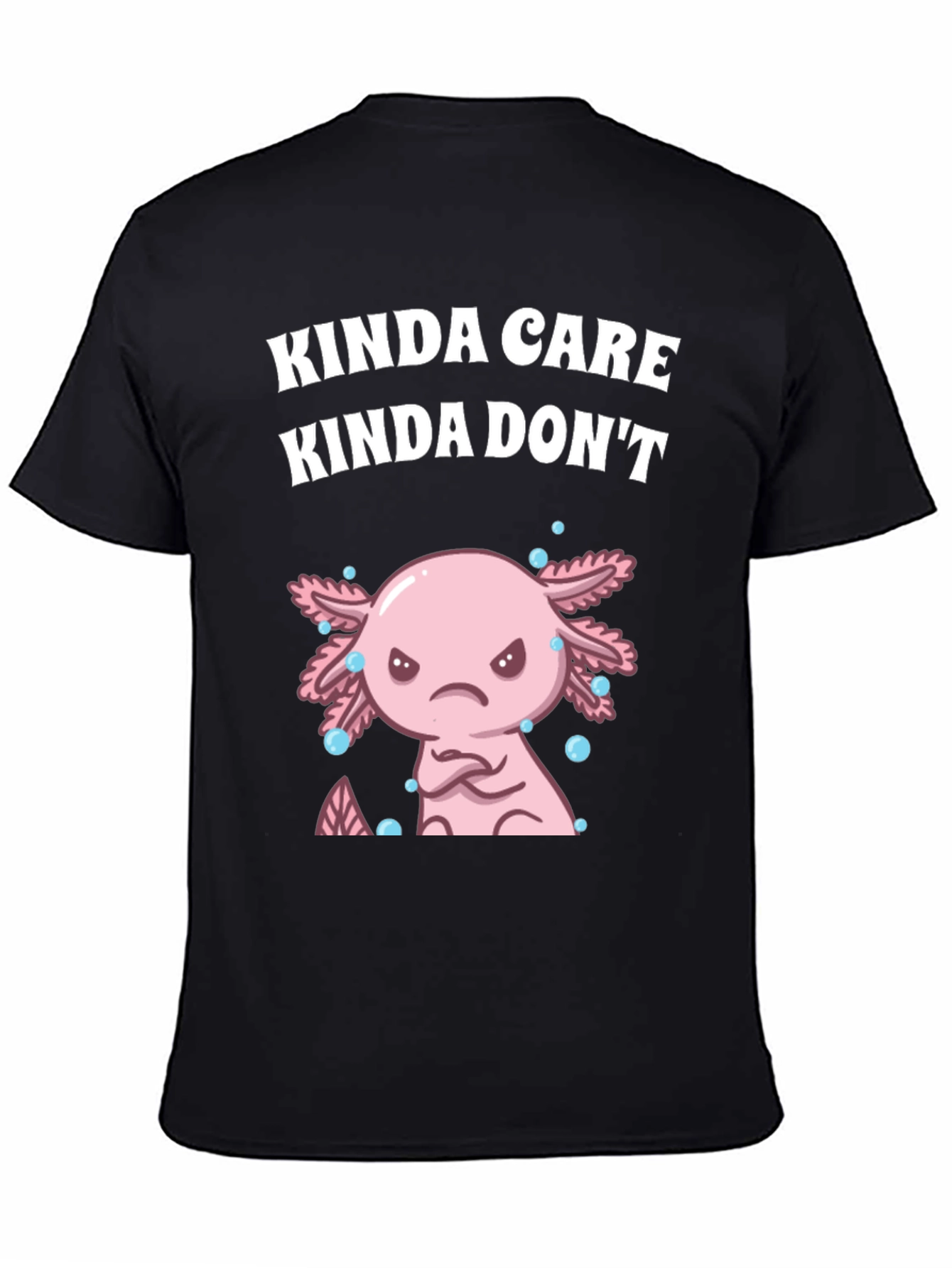 Kinda Care Axolotl Graphic T-Shirt