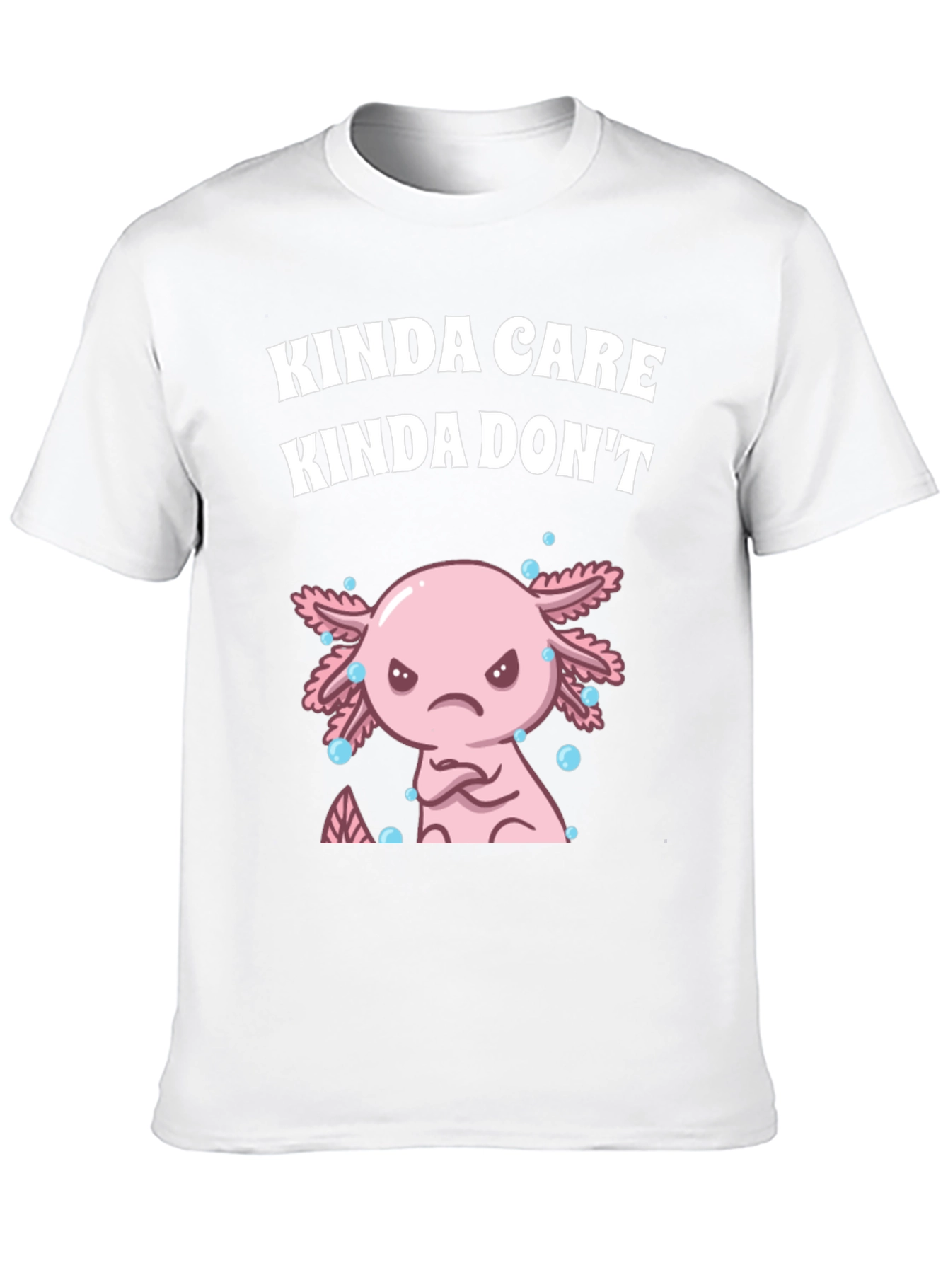 Kinda Care Axolotl Graphic T-Shirt