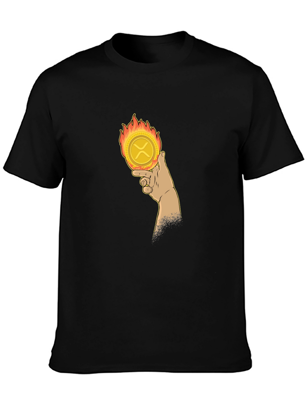 Crypto Coin Tee: XRP on Fire!