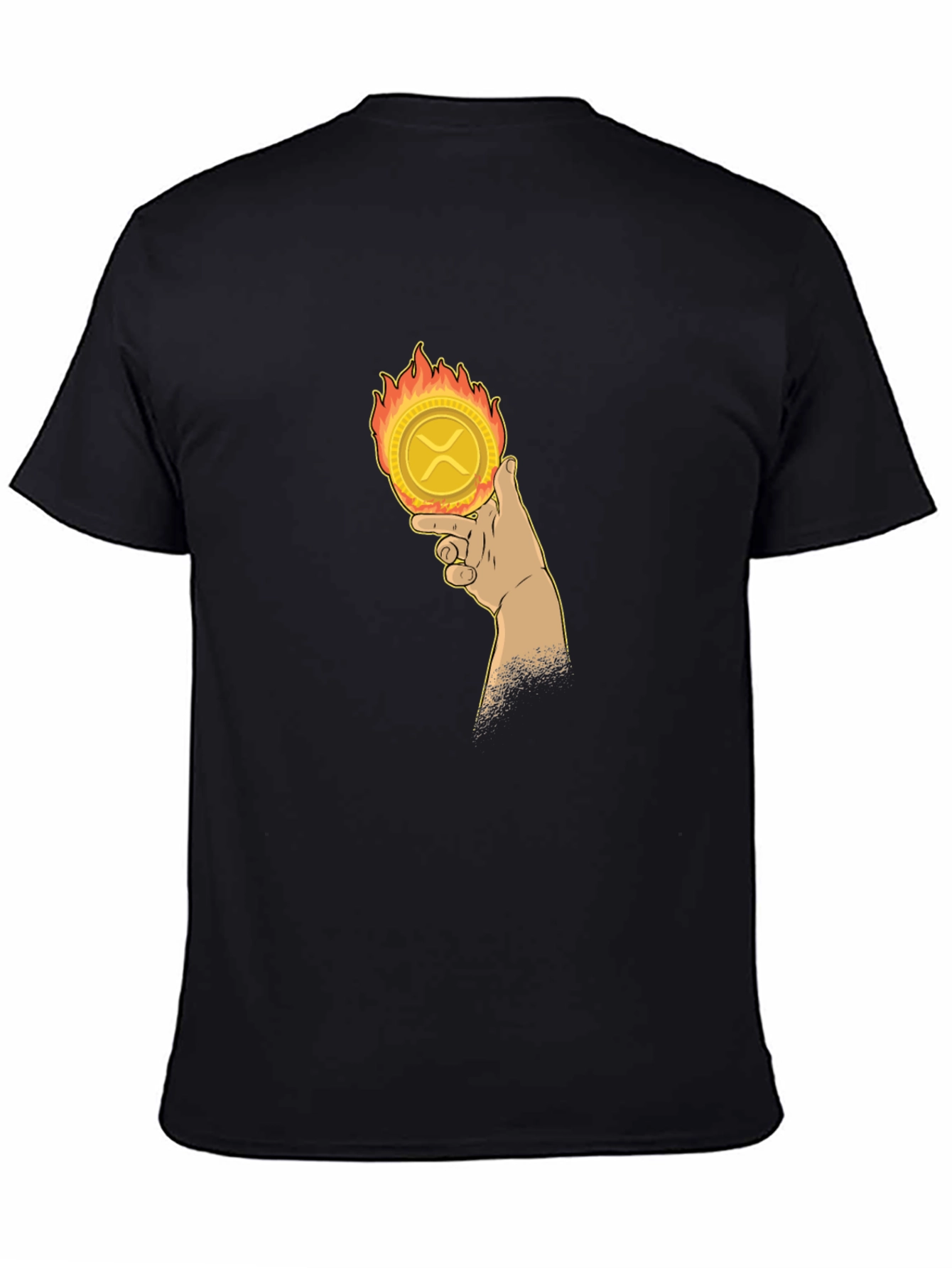 Crypto Coin Tee: XRP on Fire!