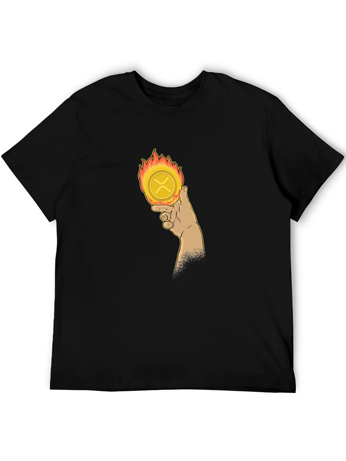 Crypto Coin Tee: XRP on Fire!