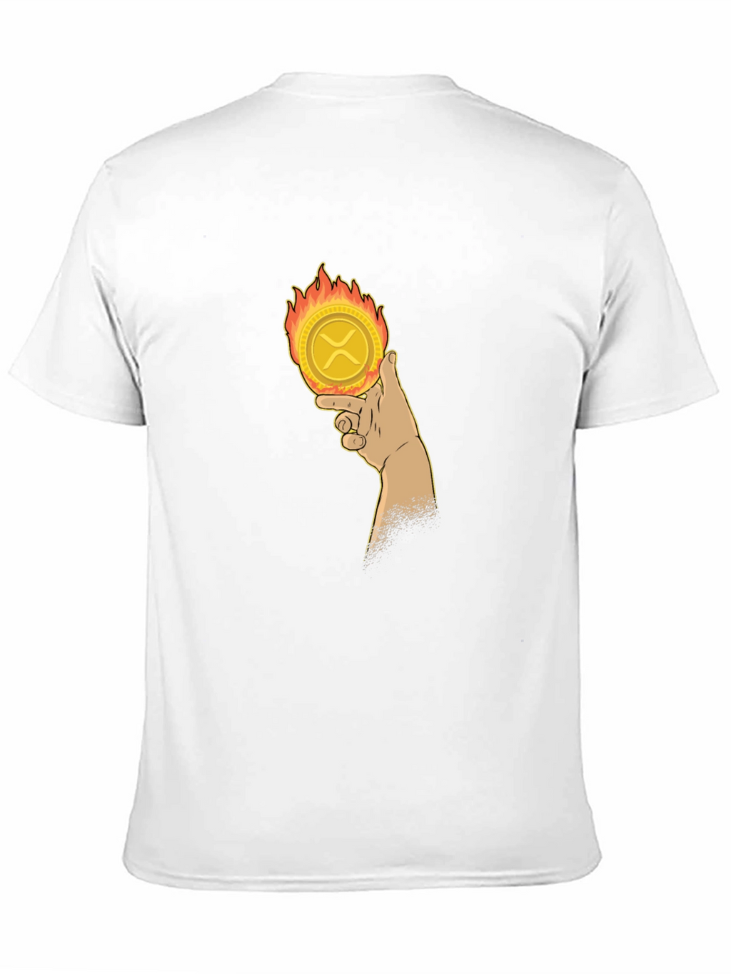 Crypto Coin Tee: XRP on Fire!