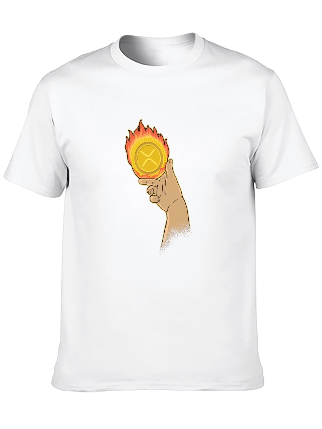 Crypto Coin Tee: XRP on Fire!