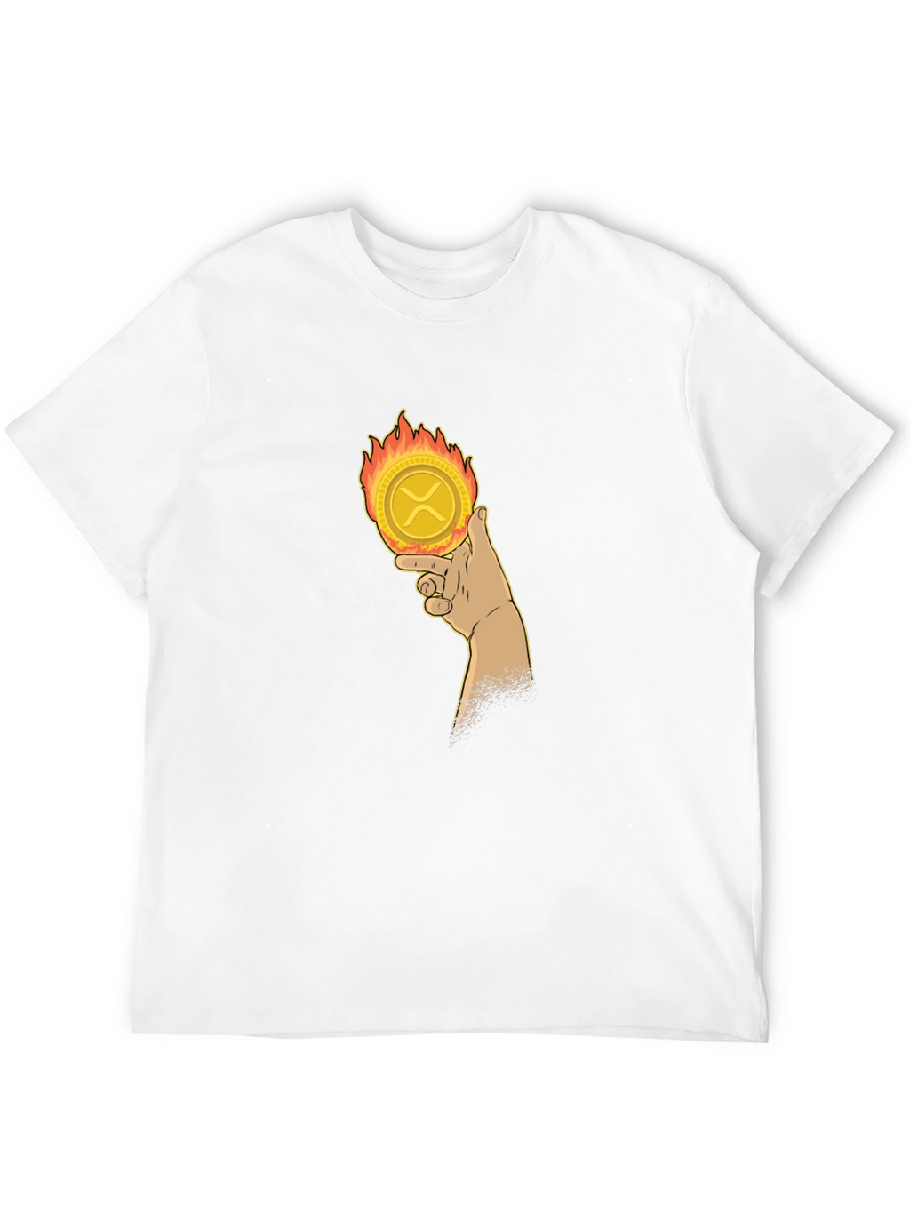 Crypto Coin Tee: XRP on Fire!