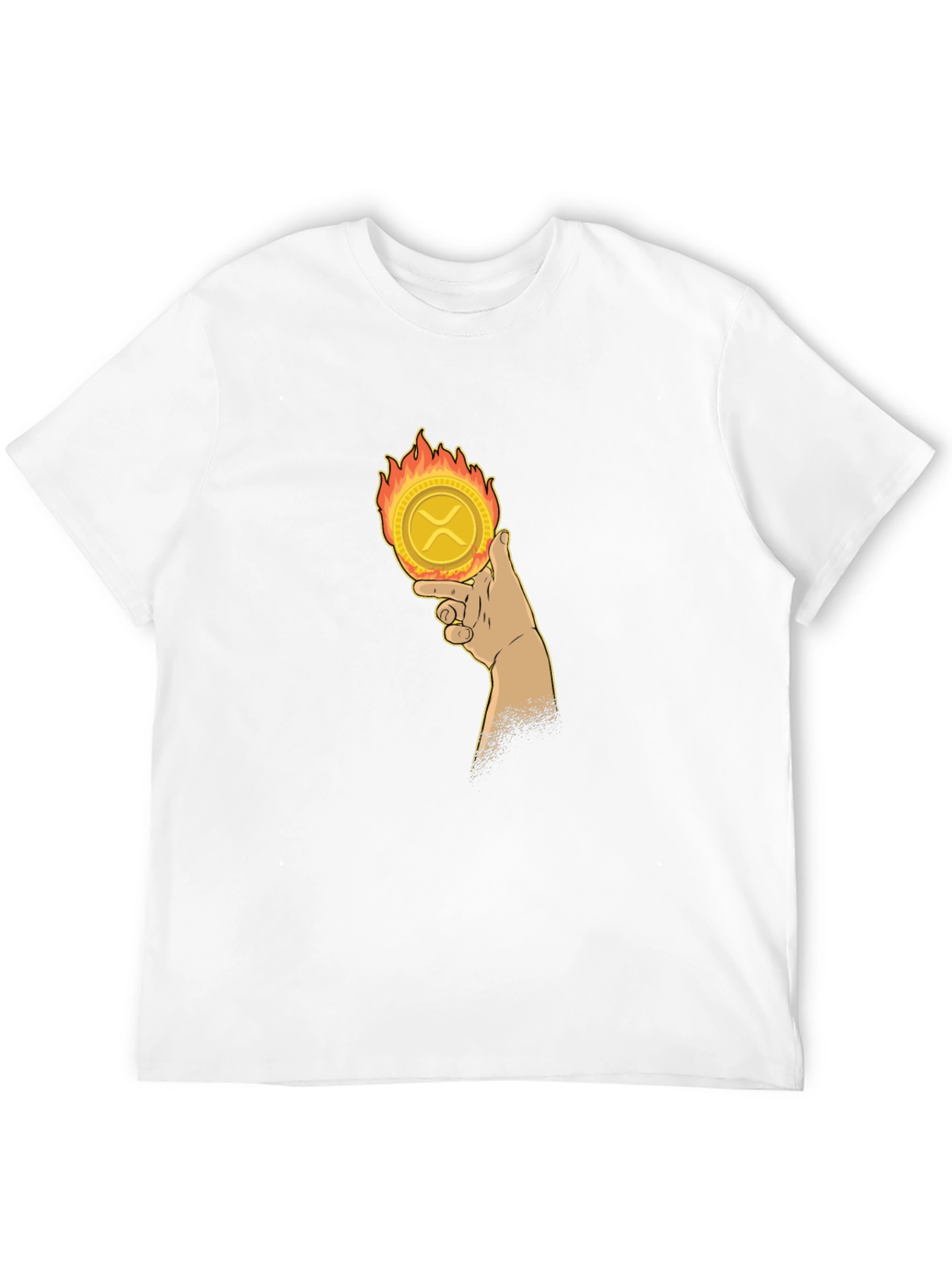 Crypto Coin Tee: XRP on Fire!