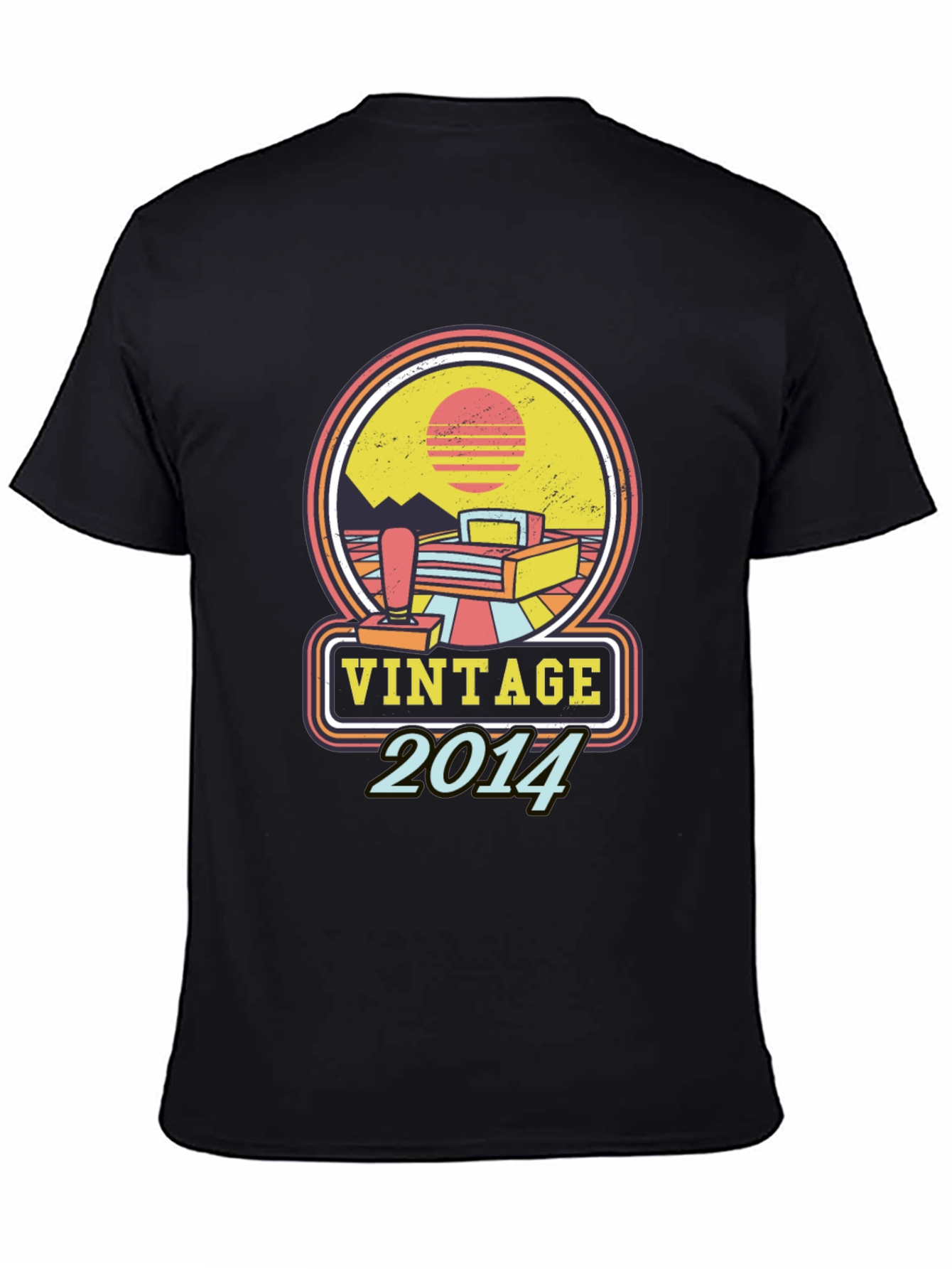 Vintage 2014 Retro Style Graphic Tee