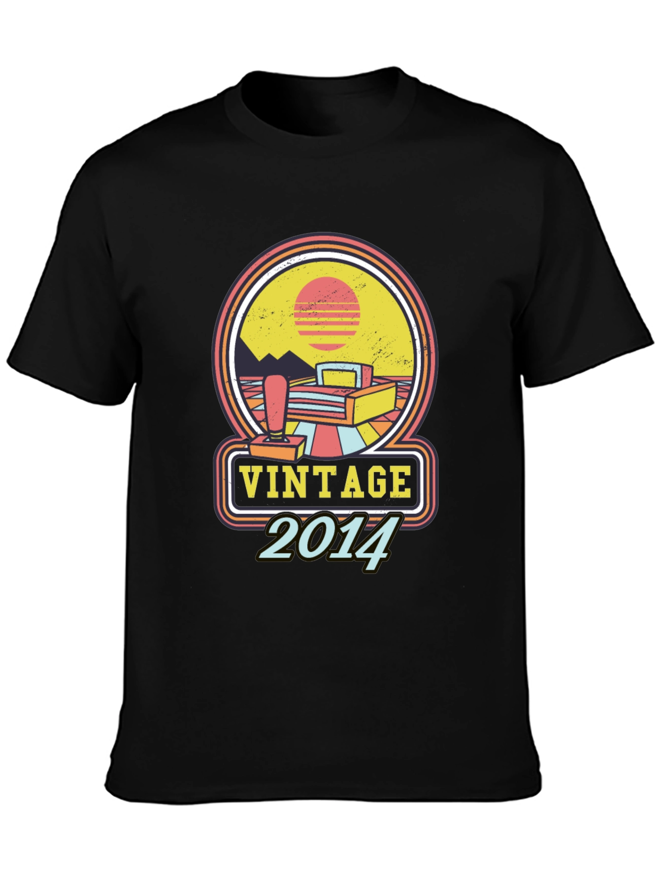 Vintage 2014 Retro Style Graphic Tee