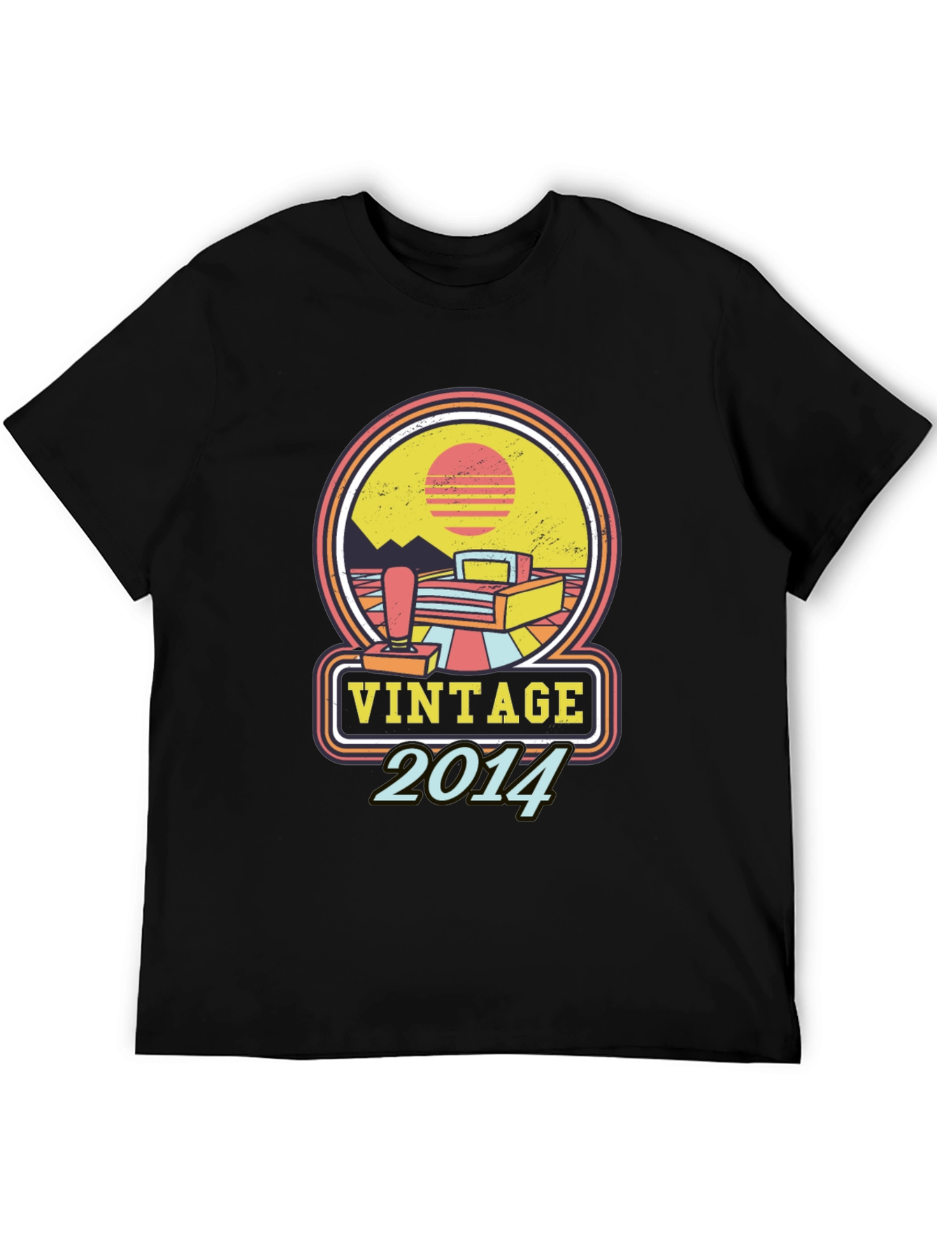 Vintage 2014 Retro Style Graphic Tee