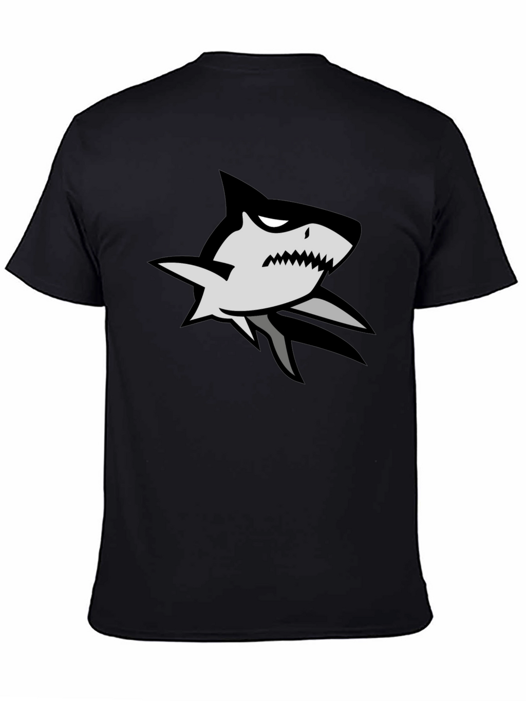 Shark Graphic Black T-Shirt