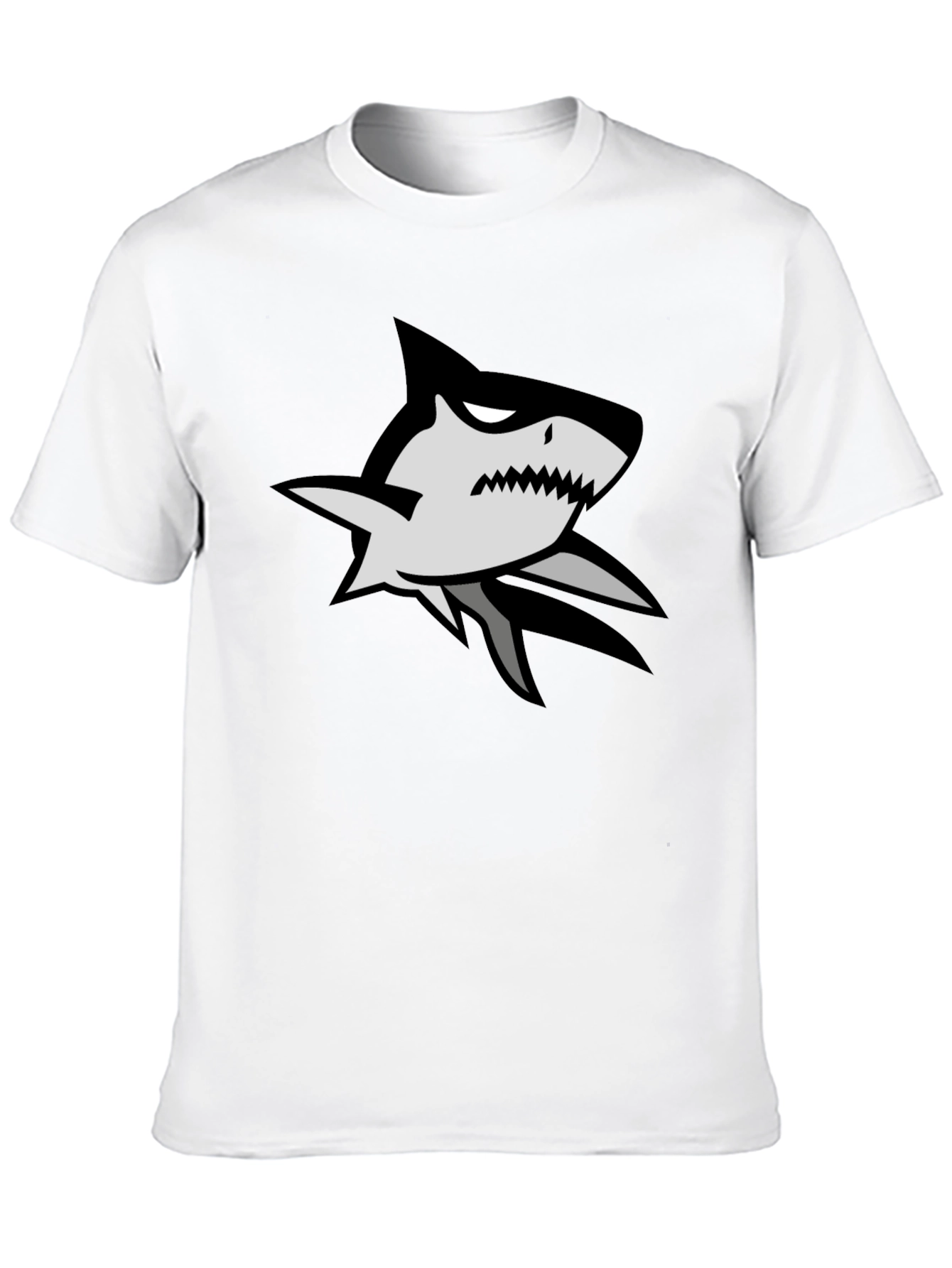 Shark Graphic Black T-Shirt