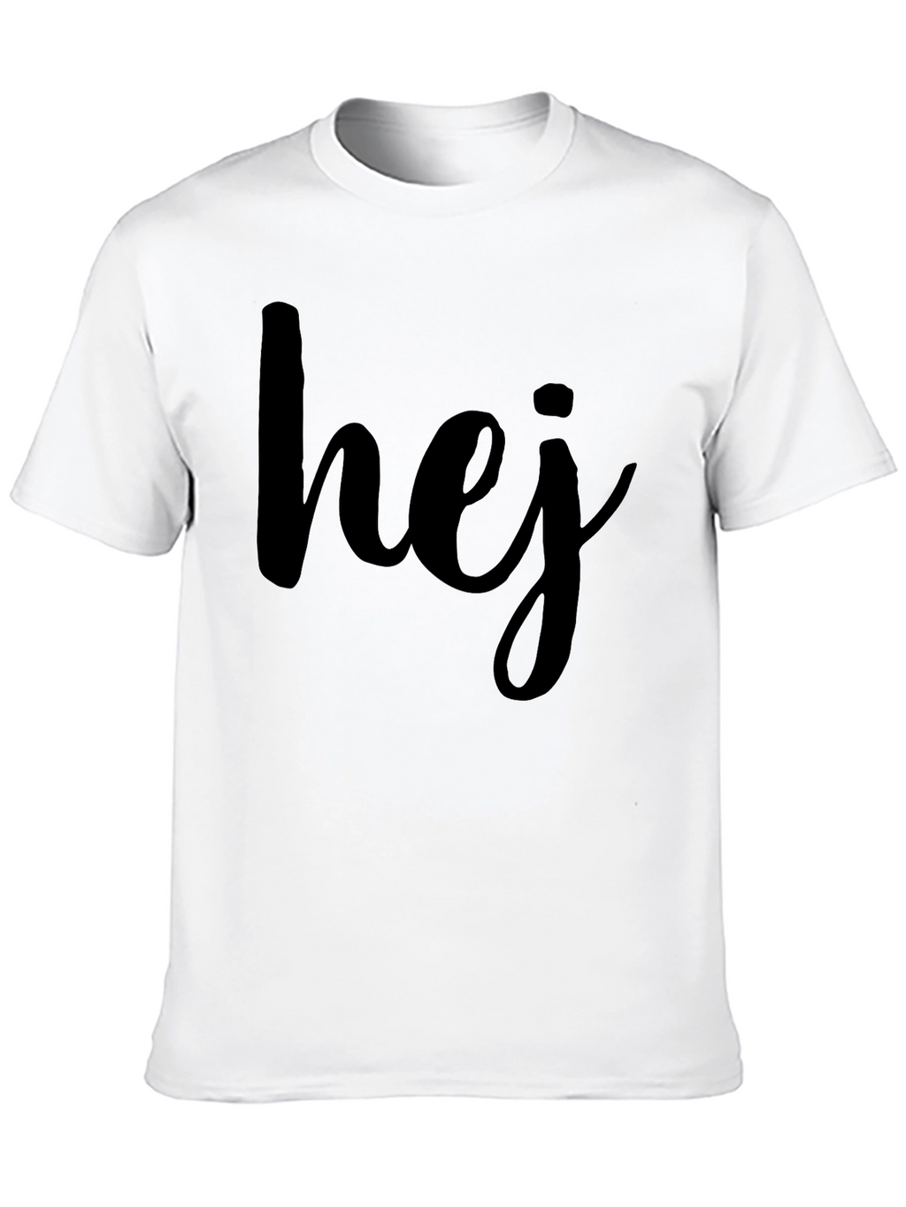 Hej Graphic T-Shirt - Casual Scandinavian Style Tee