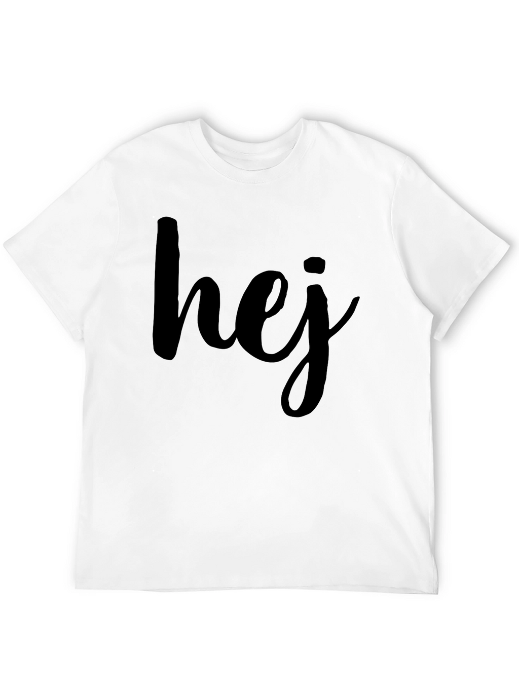 Hej Graphic T-Shirt - Casual Scandinavian Style Tee