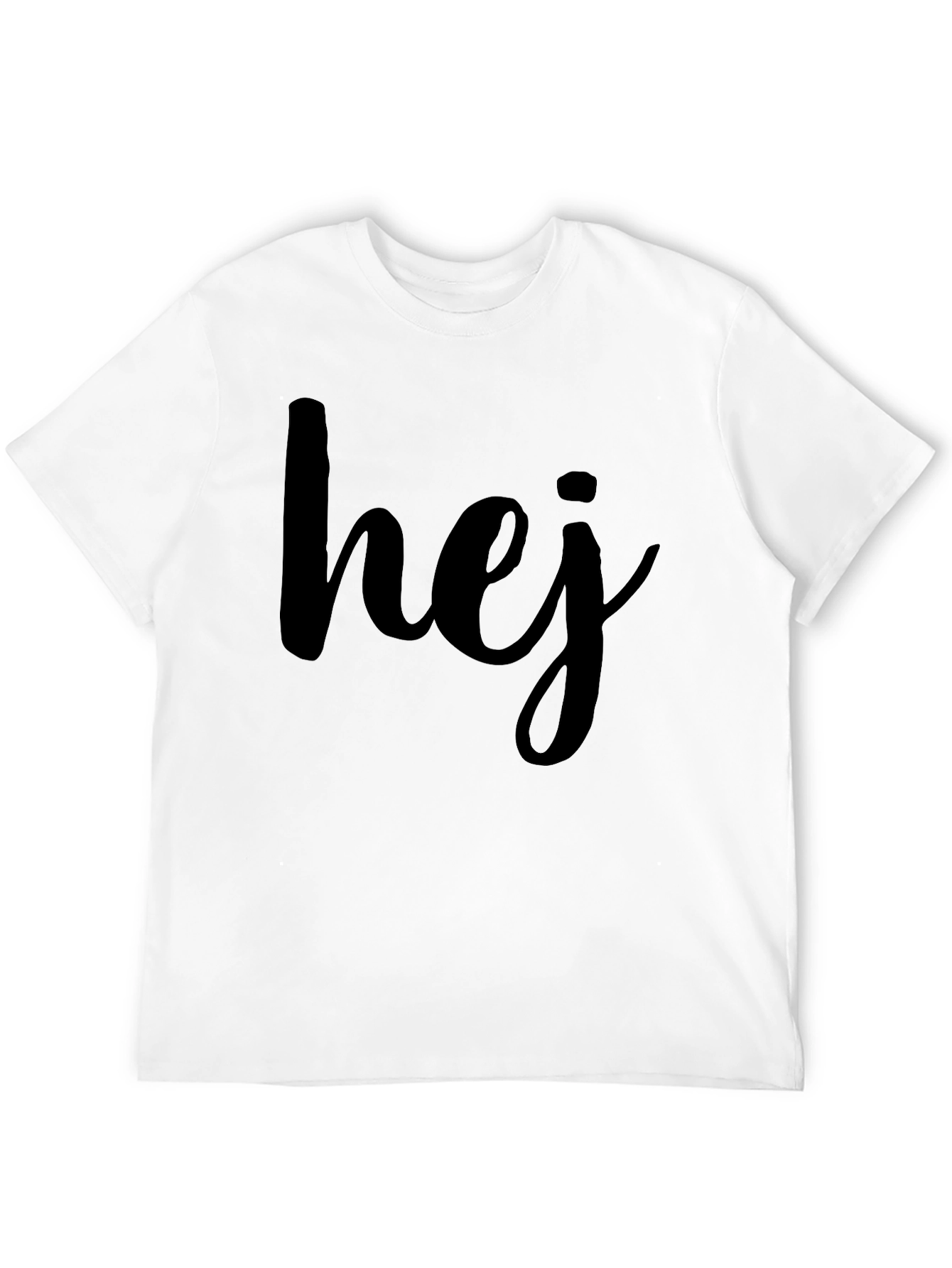 Hej Graphic T-Shirt - Casual Scandinavian Style Tee