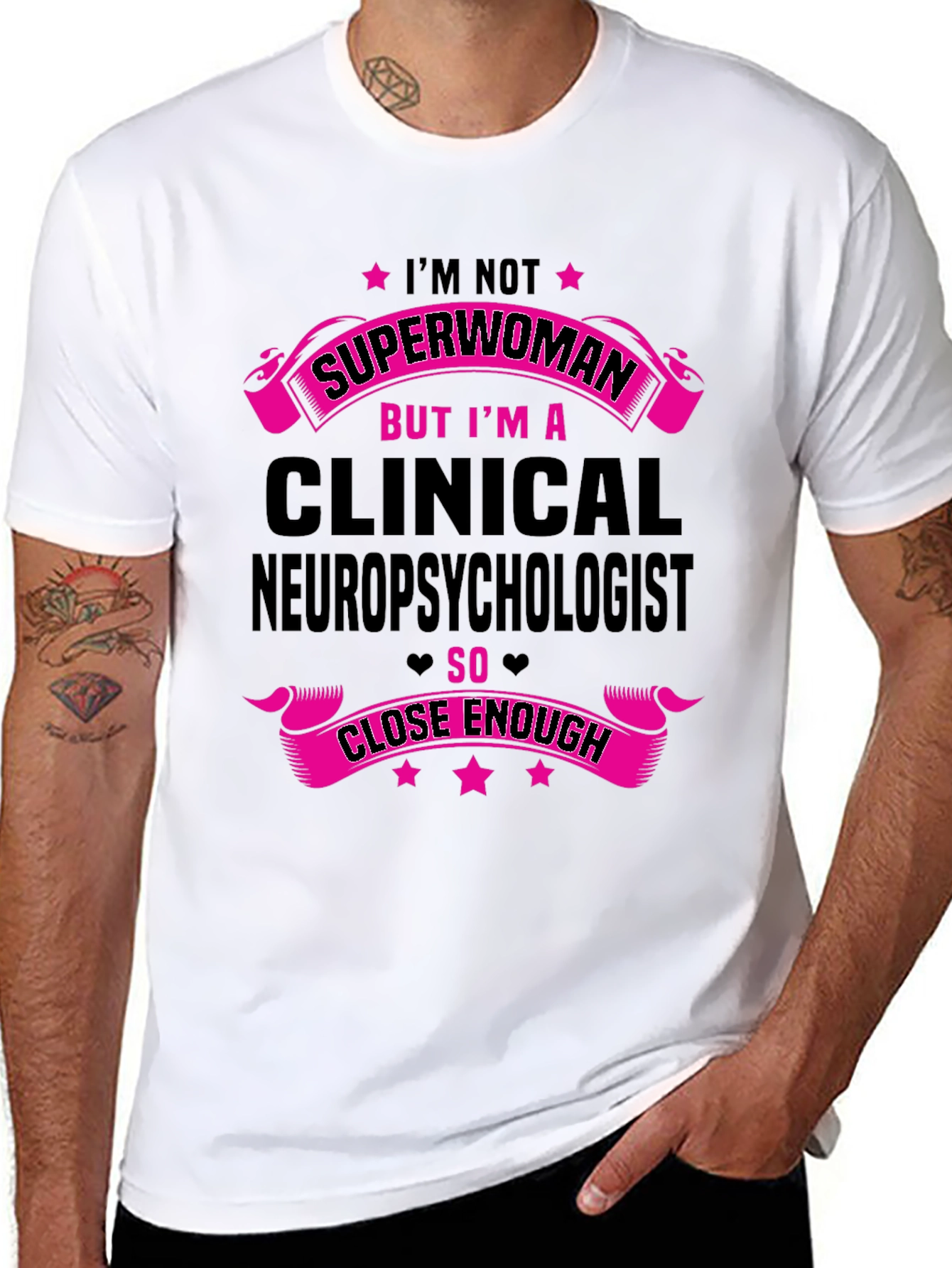 Clinical Neuropsychologist Superwoman T-Shirt