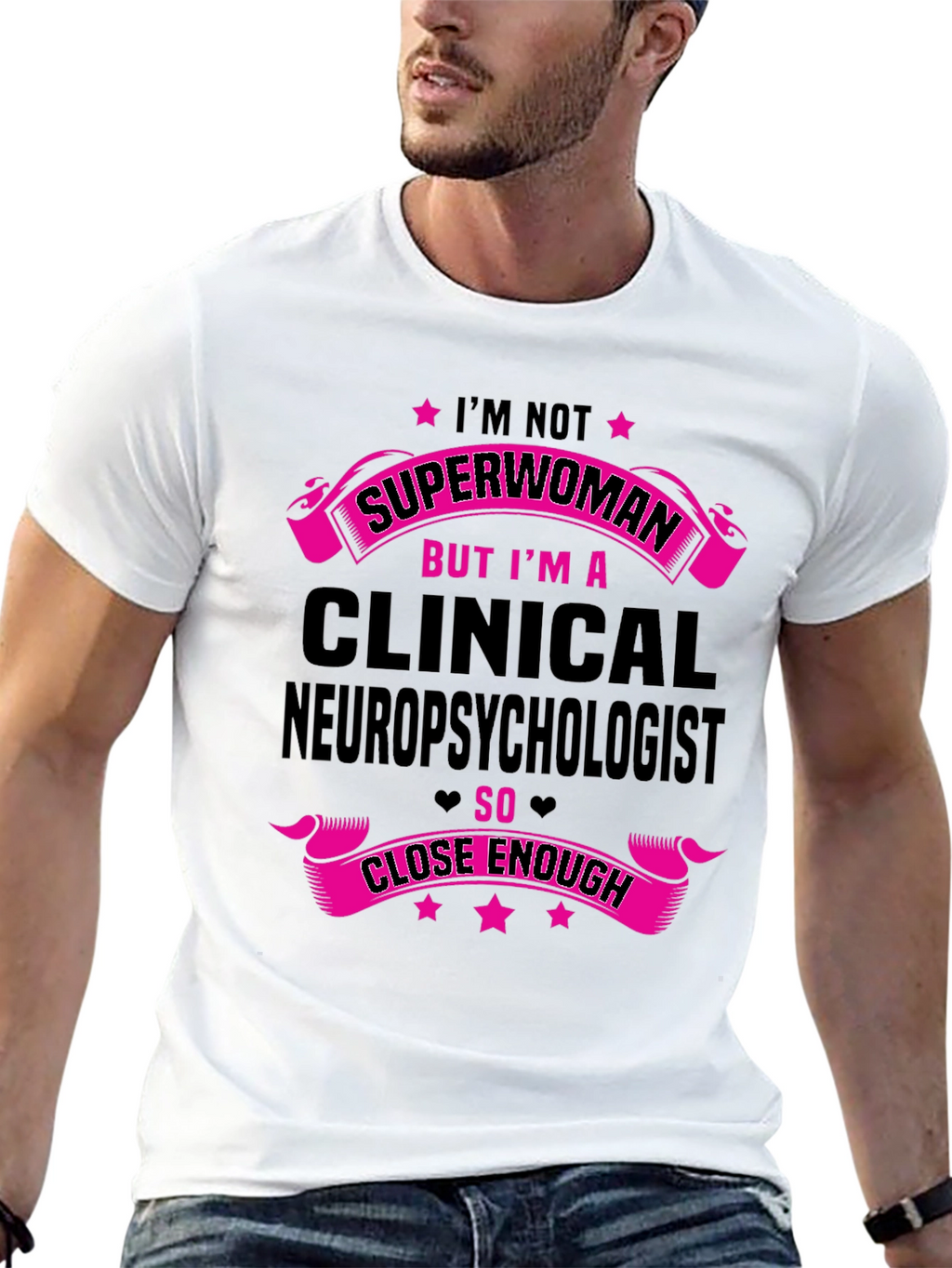Clinical Neuropsychologist Superwoman T-Shirt
