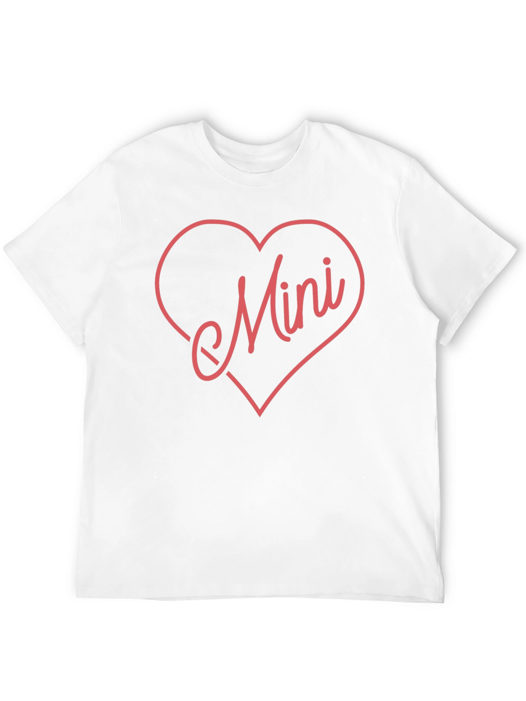 Mini Heart Graphic Tee - Black Cotton Blend Shirt