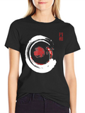 Zen Koi Fish Graphic T-Shirt