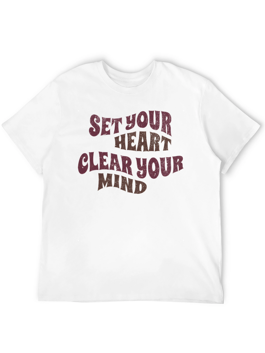Set Your Heart Clear Your Mind Graphic Tee