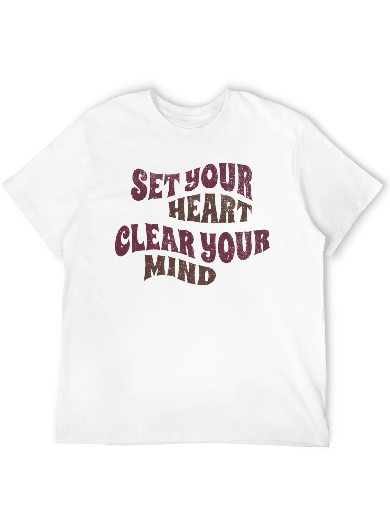 Set Your Heart Clear Your Mind Graphic Tee