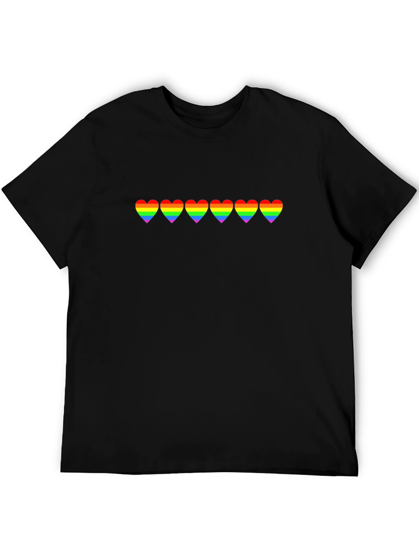 Pride Heart T-Shirt - Black