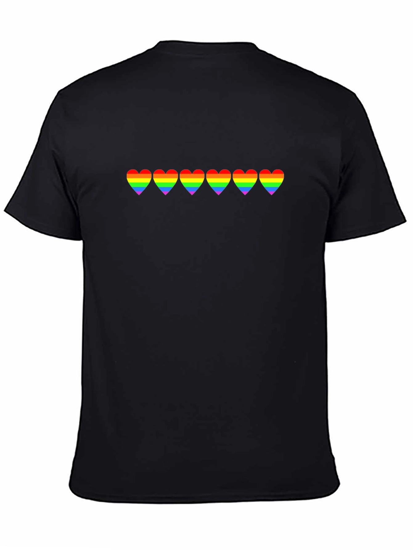 Pride Heart T-Shirt - Black