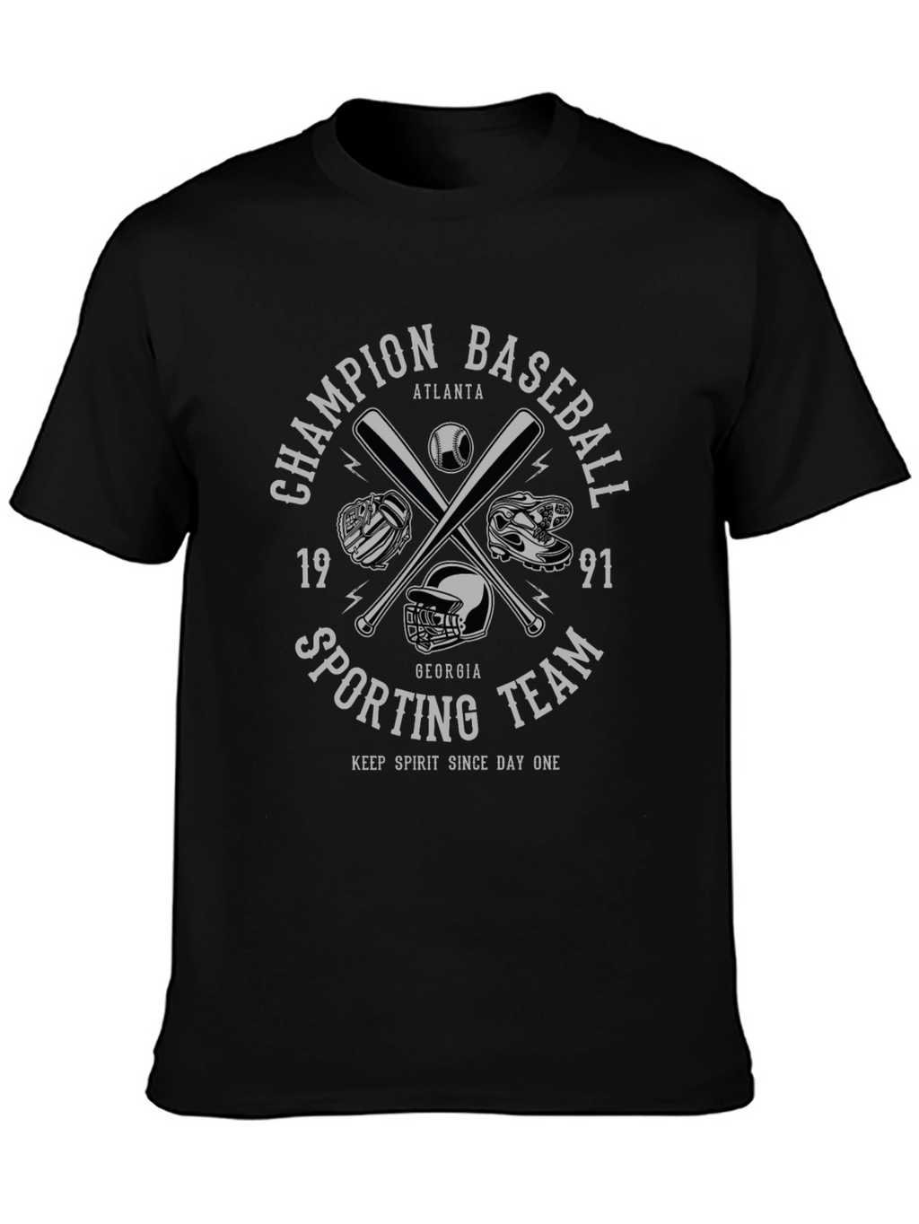 Champion Baseball Sporting Team Graphic T-Shirt
