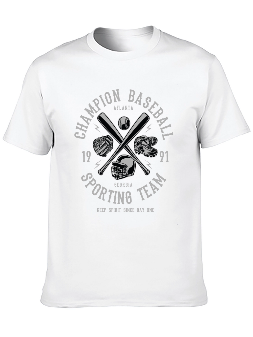 Champion Baseball Sporting Team Graphic T-Shirt