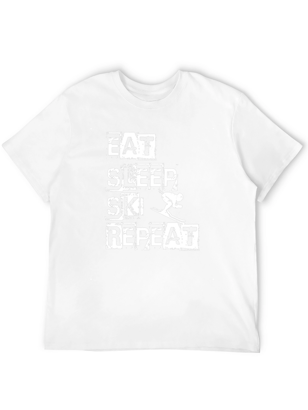 Eat Sleep Ski Repeat Graphic Tee