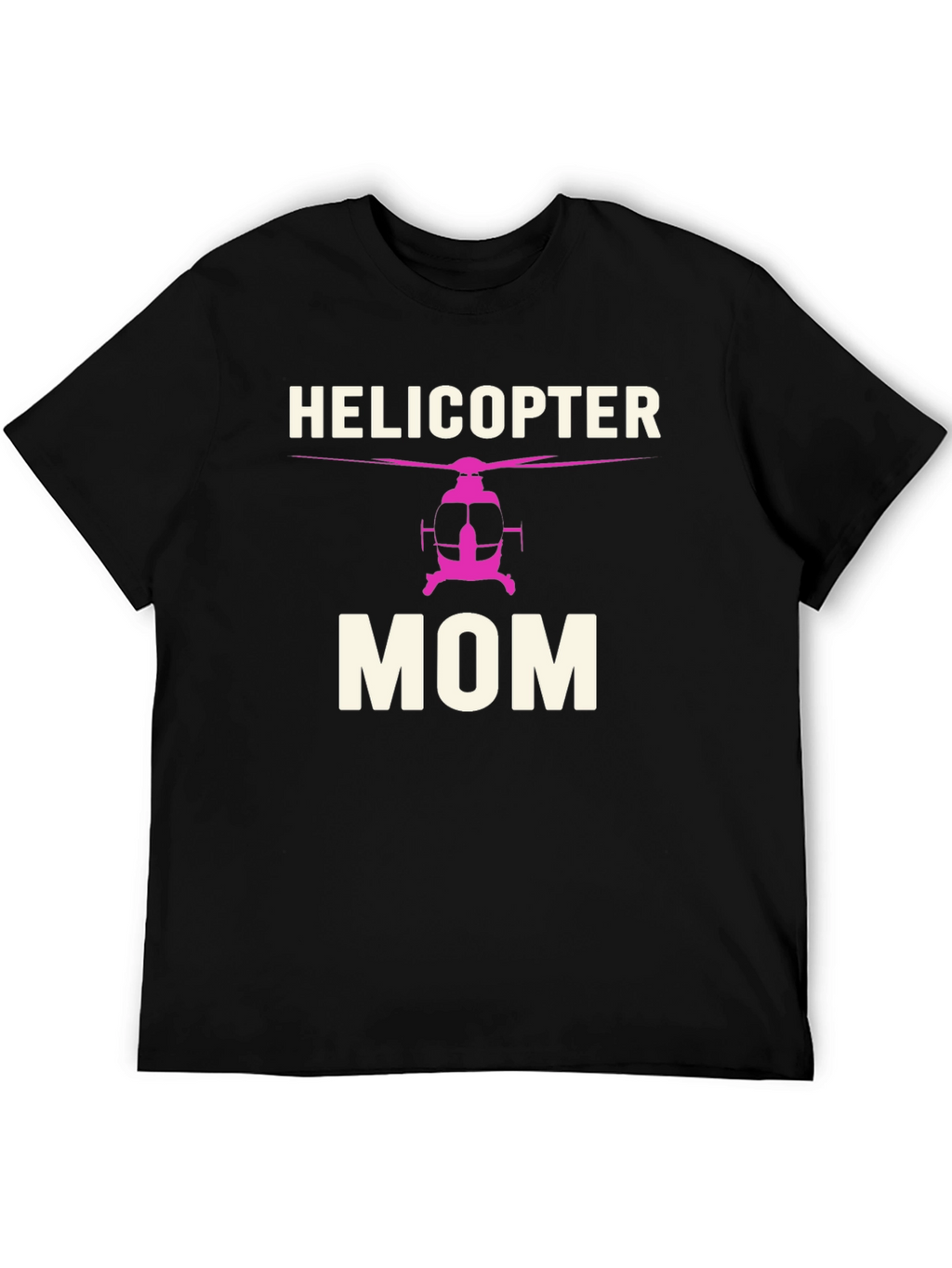 Helicopter Mom Black T-Shirt