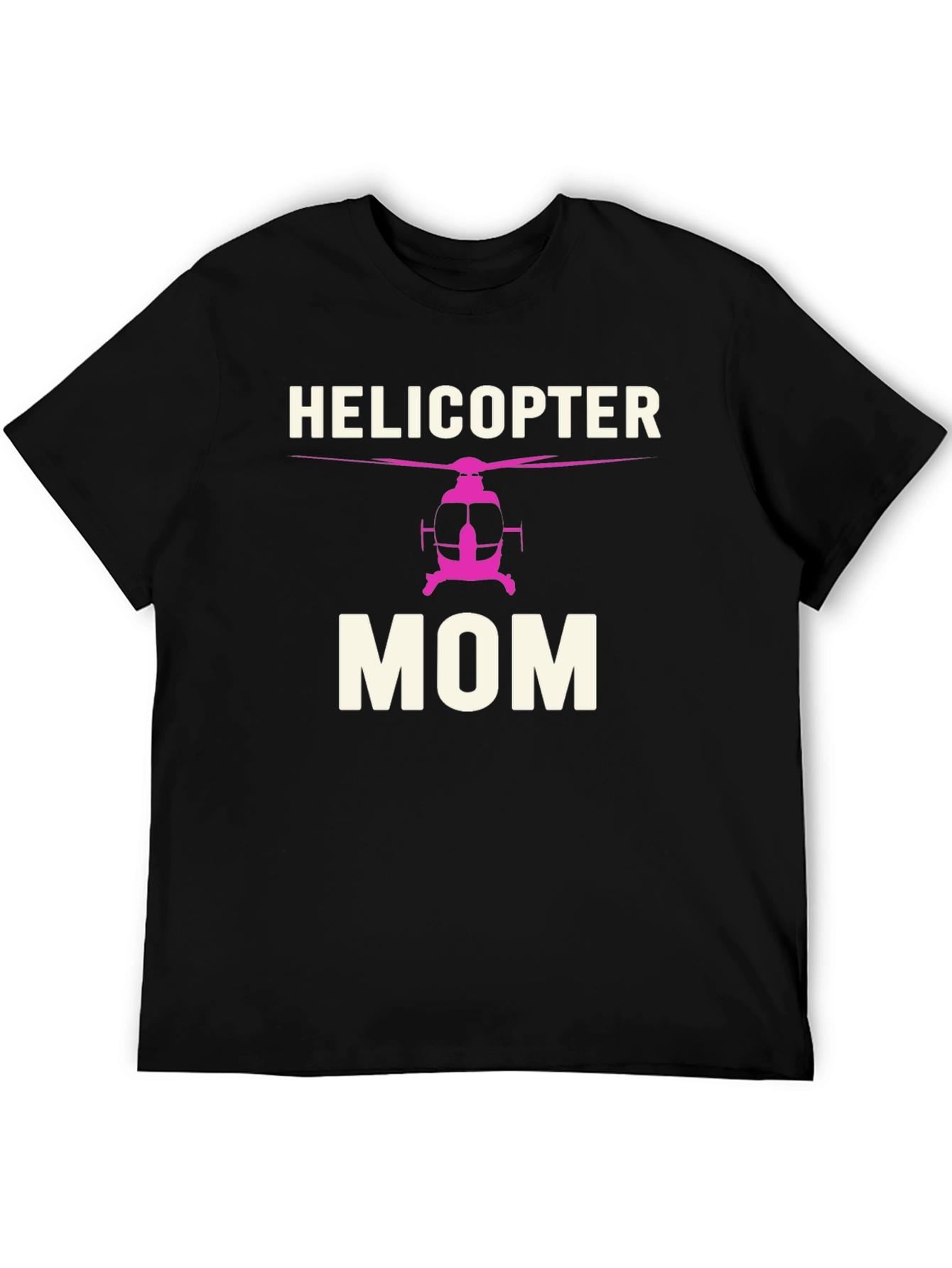 Helicopter Mom Black T-Shirt