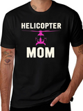 Helicopter Mom Black T-Shirt
