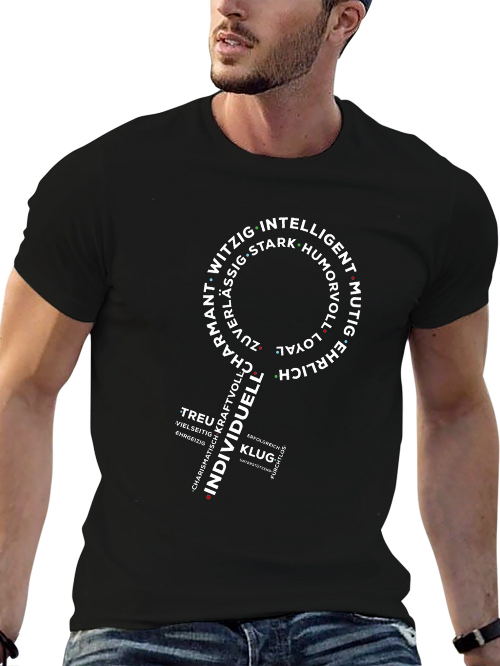 Empowering Individuality Tee - German Word Art