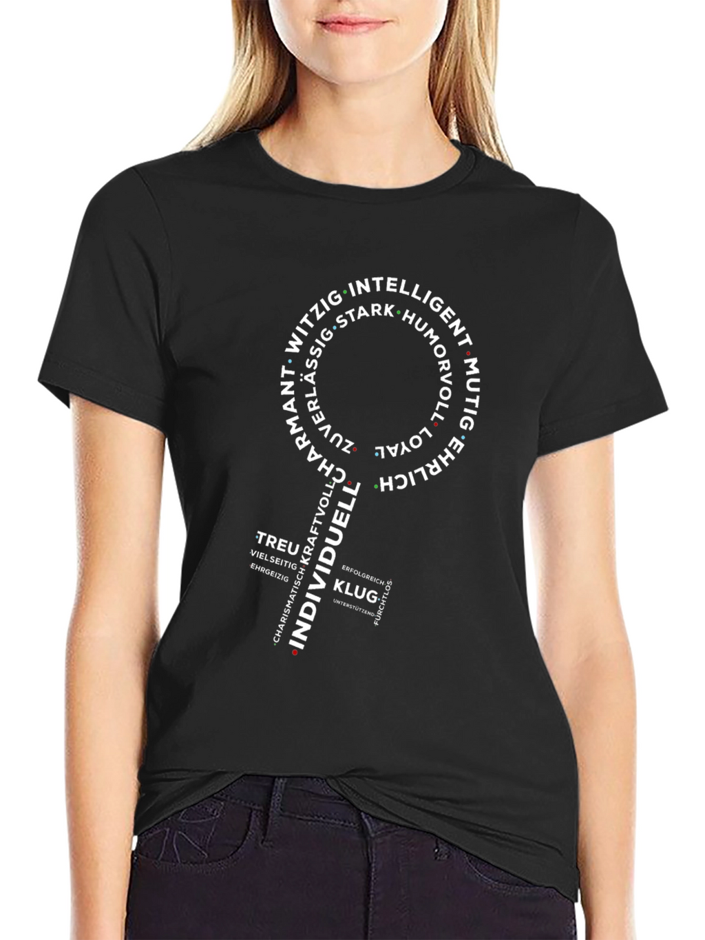 Empowering Individuality Tee - German Word Art