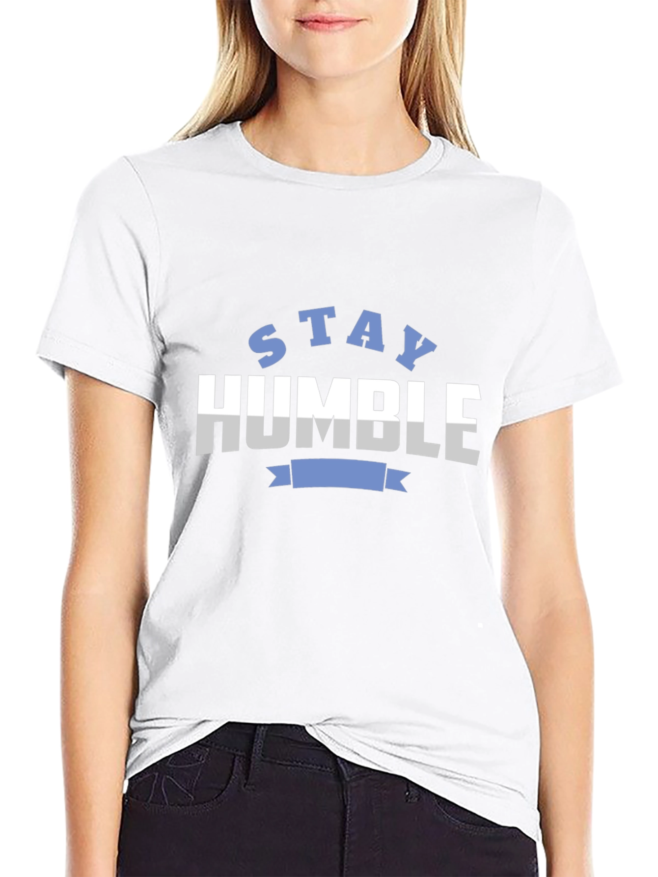 Stay Humble Graphic Tee - Black