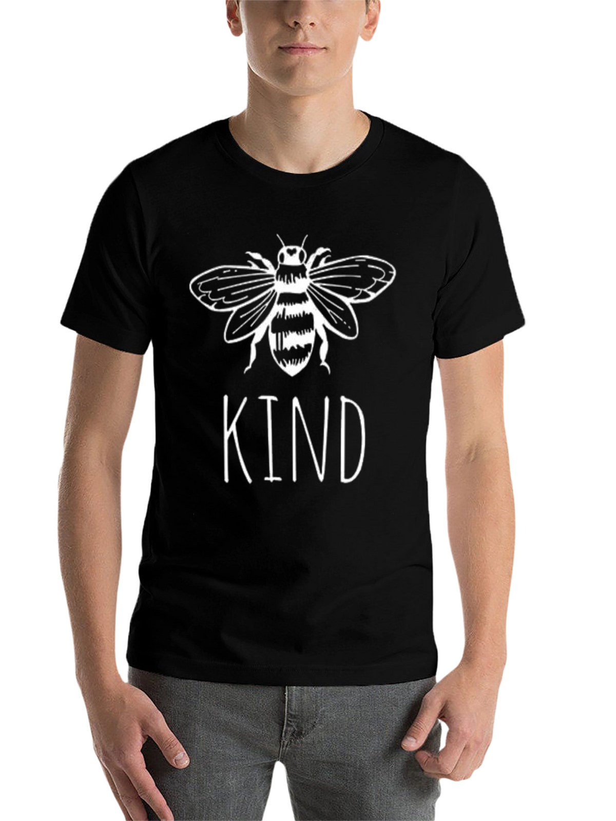 Bee Kind Graphic T-Shirt - Positive Message Tee