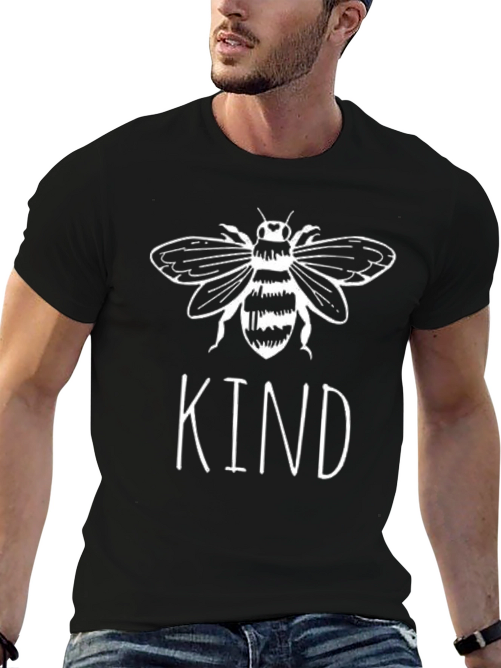 Bee Kind Graphic T-Shirt - Positive Message Tee