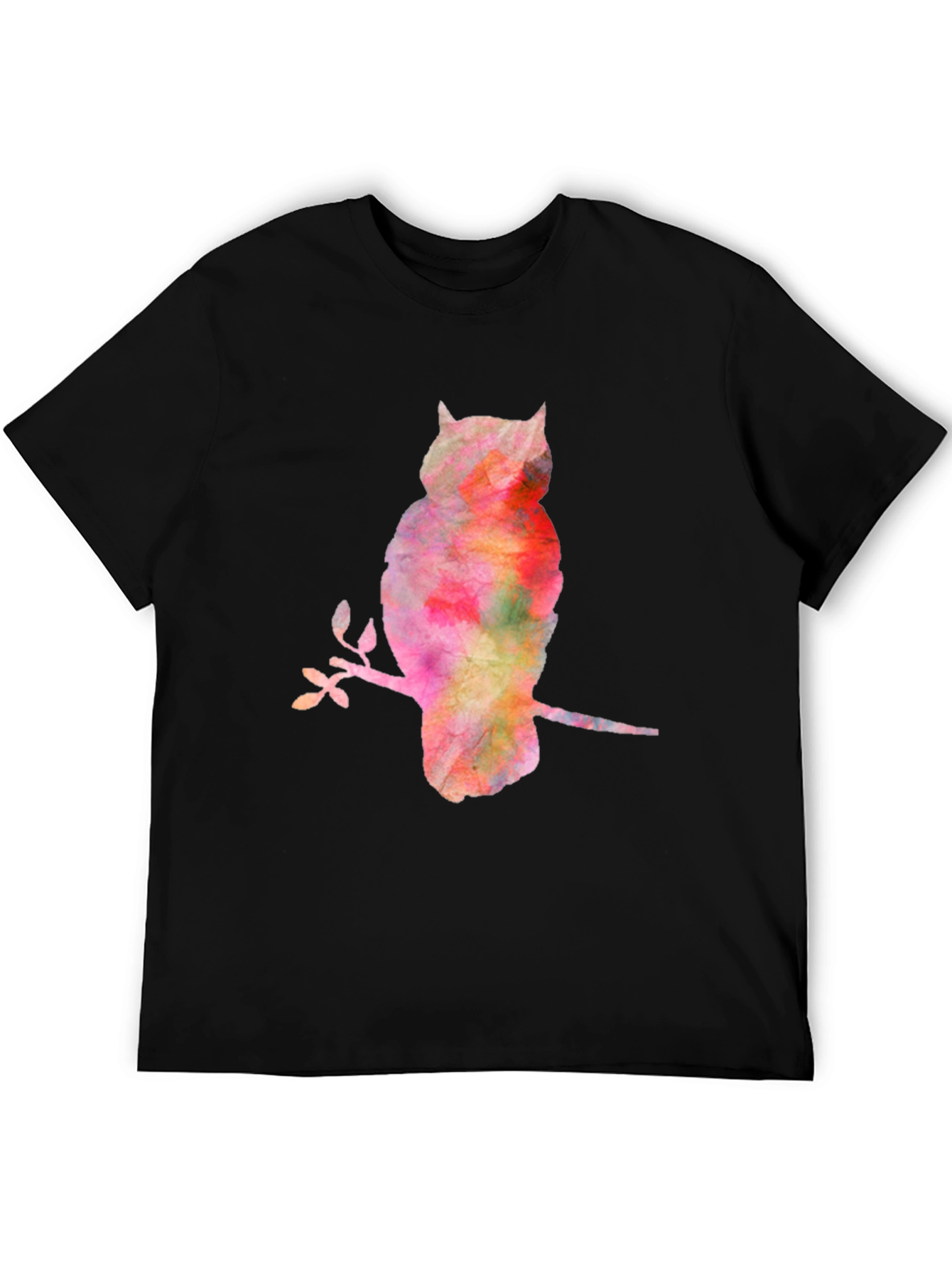 Watercolor Owl Tee - Nature Inspired Graphic T-Shirt