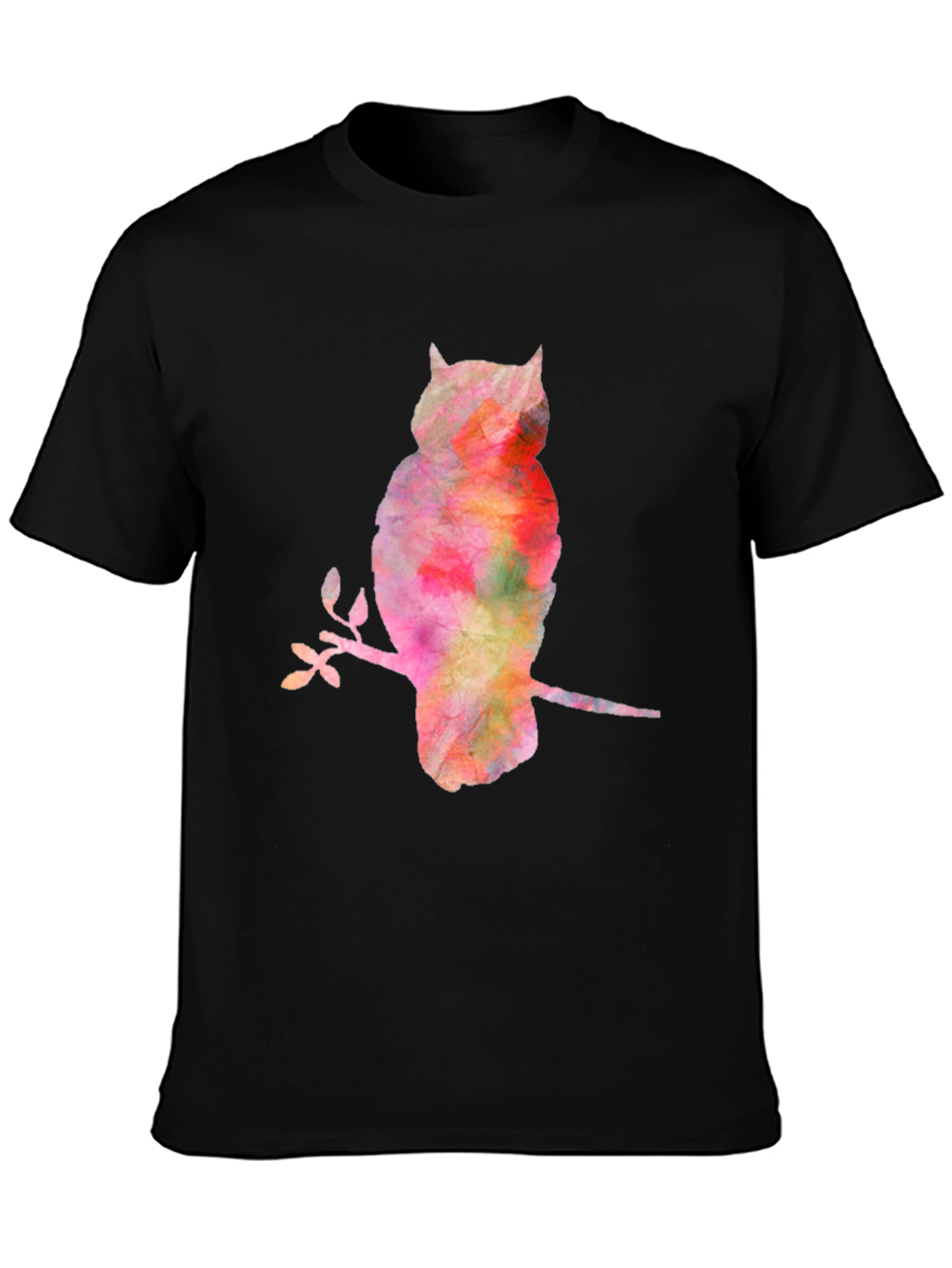 Watercolor Owl Tee - Nature Inspired Graphic T-Shirt