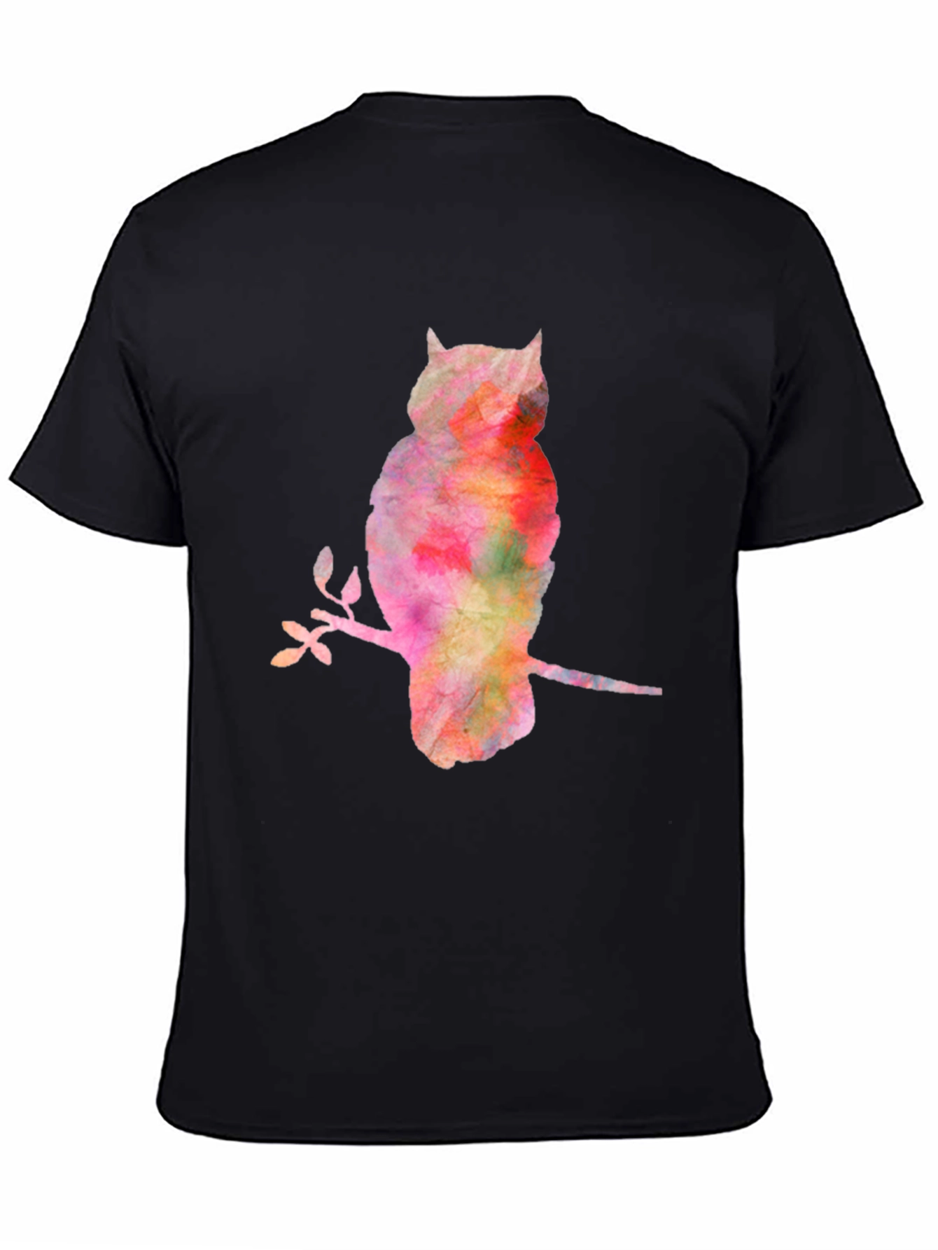 Watercolor Owl Tee - Nature Inspired Graphic T-Shirt