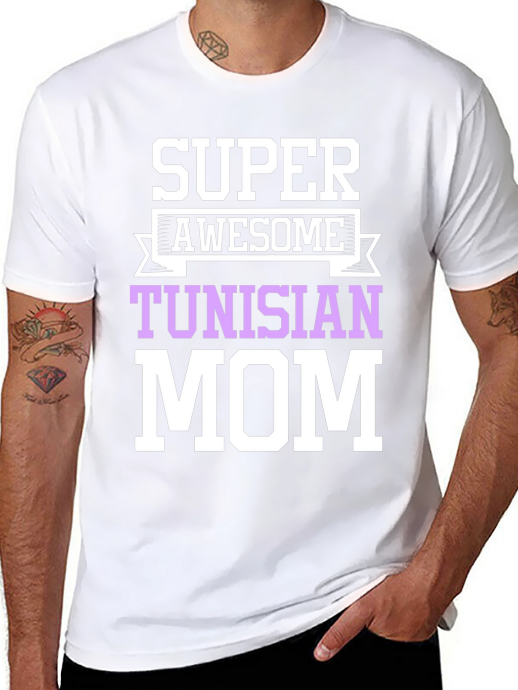 Super Awesome Tunisian Mom T-Shirt