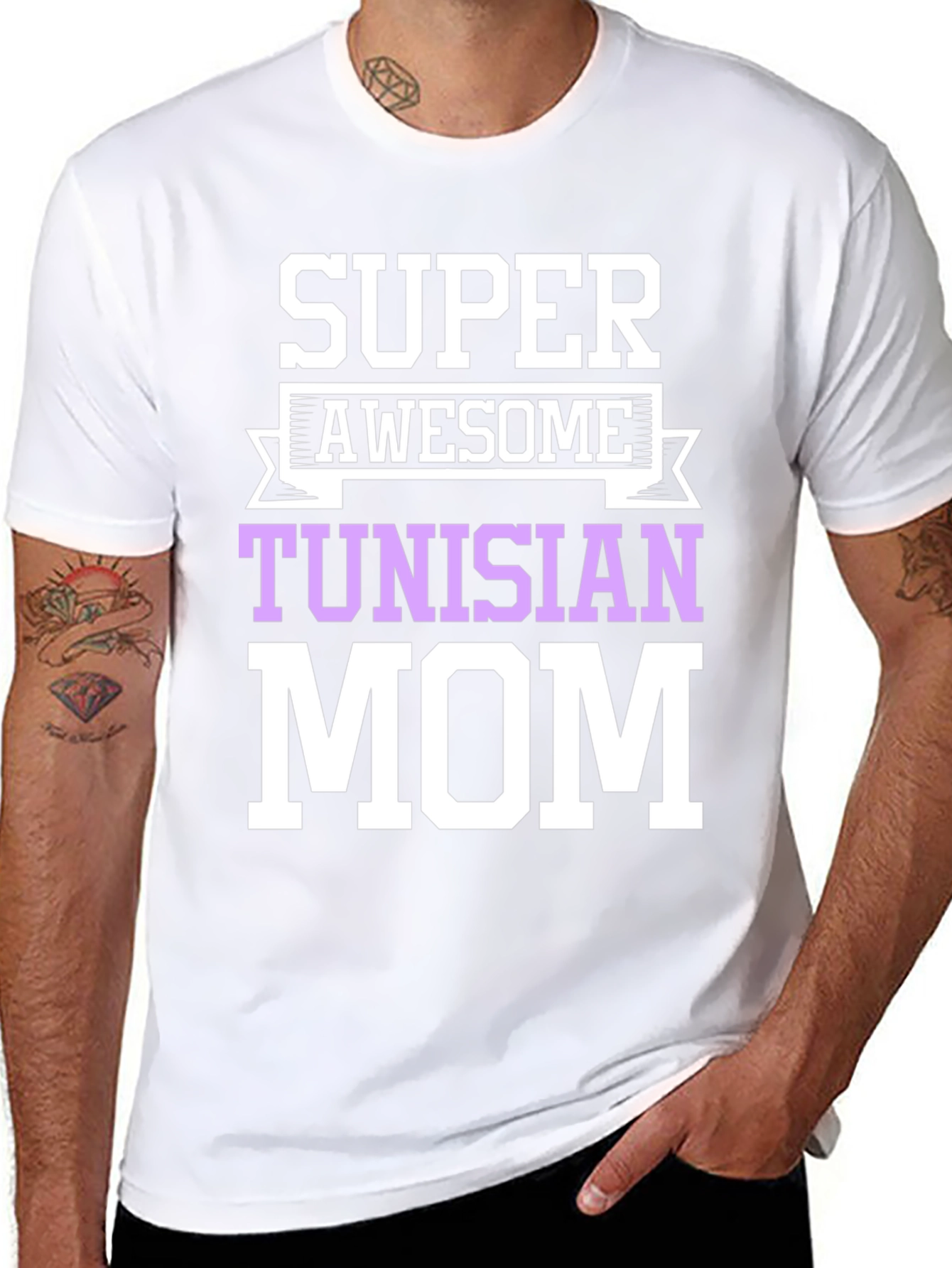 Super Awesome Tunisian Mom T-Shirt