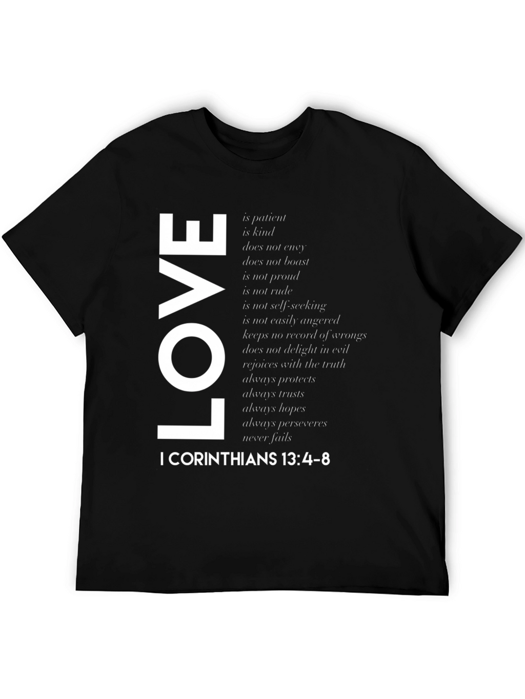 Love is Patient T-Shirt - Christian Scripture Tee