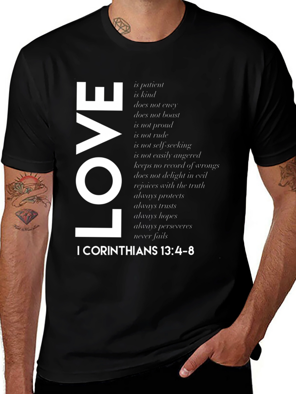 Love is Patient T-Shirt - Christian Scripture Tee