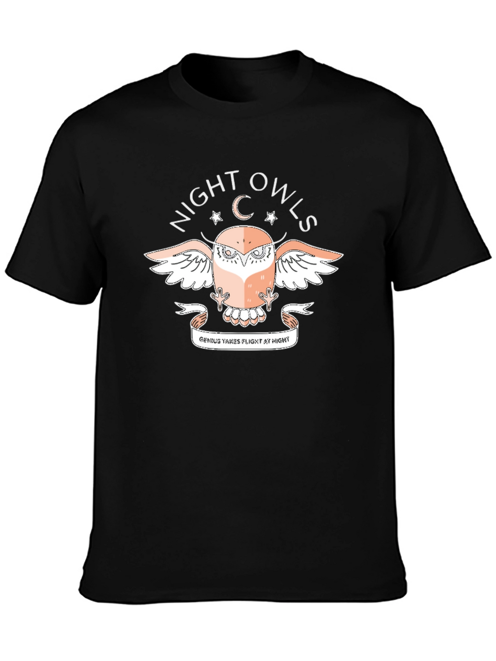 Night Owls Graphic T-Shirt - Genius Takes Flight