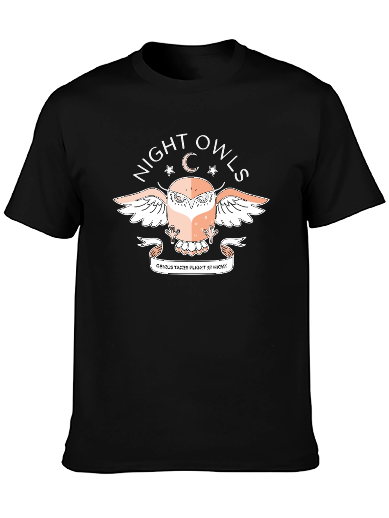 Night Owls Graphic T-Shirt - Genius Takes Flight