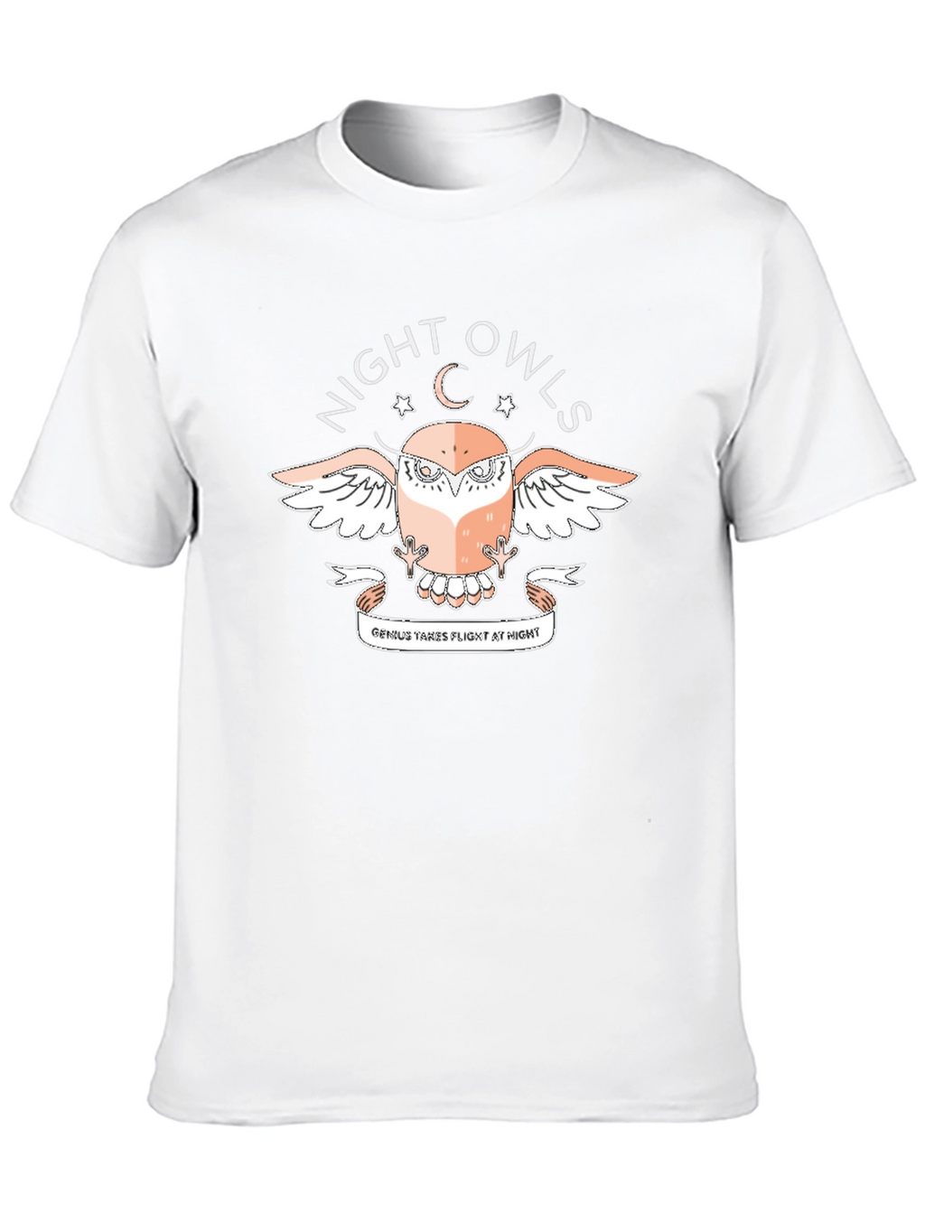 Night Owls Graphic T-Shirt - Genius Takes Flight