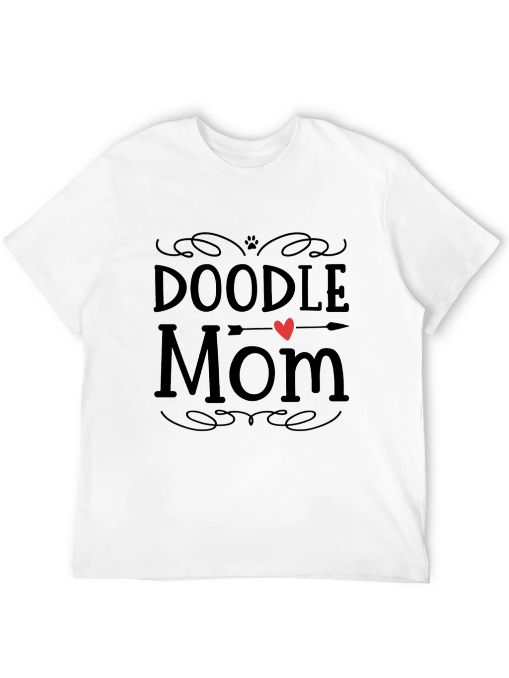 Doodle Mom Black T-Shirt