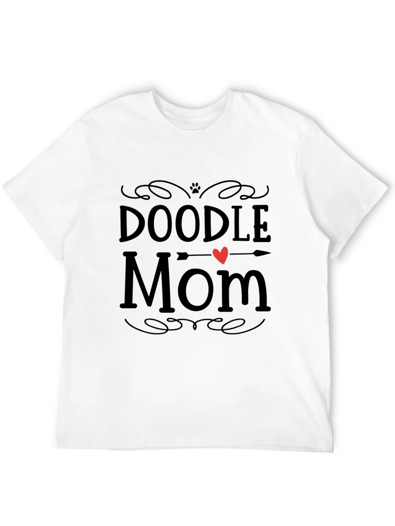 Doodle Mom Black T-Shirt