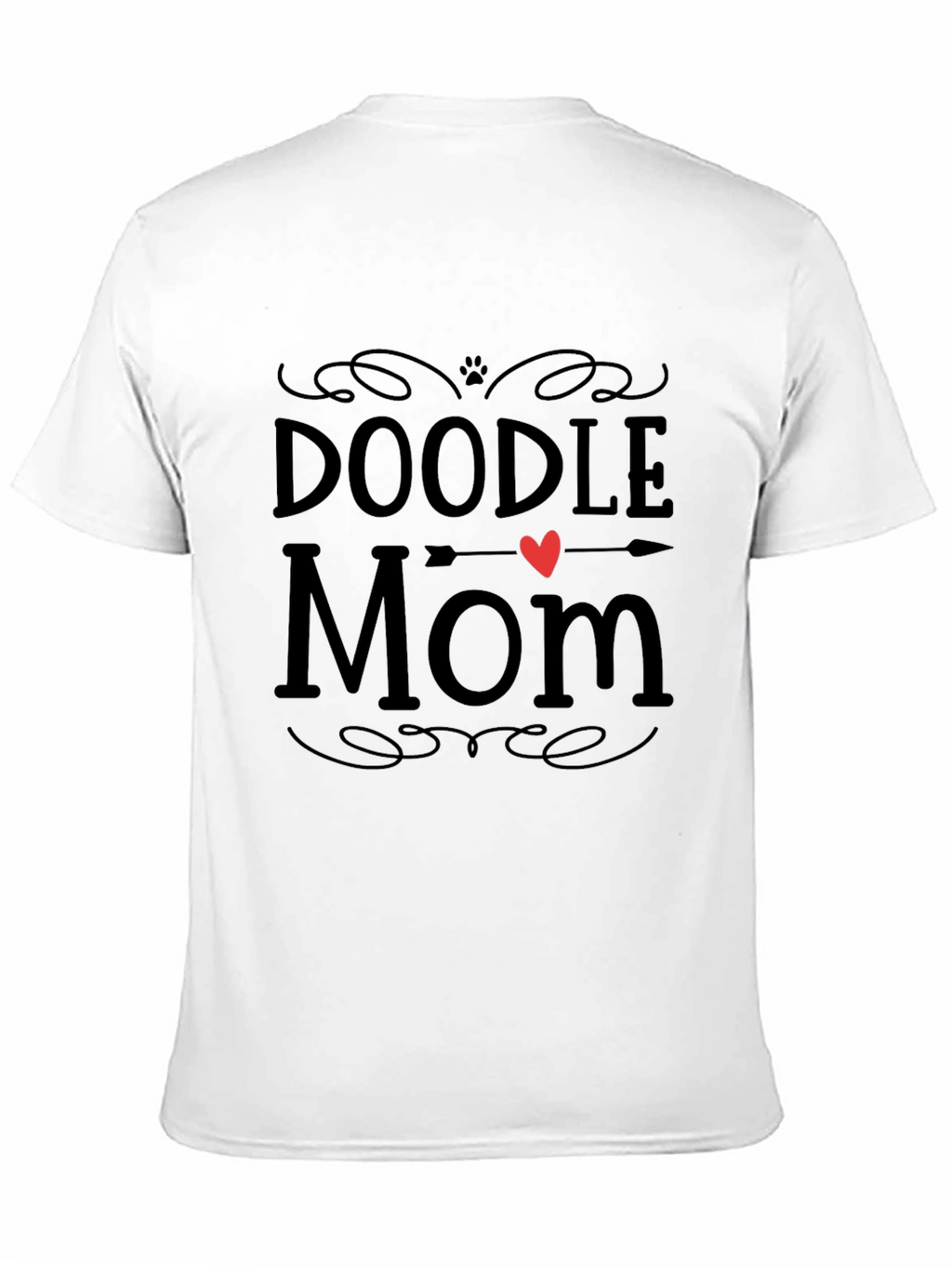 Doodle Mom Black T-Shirt